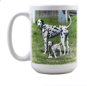 Personalized Coffee Mug with Your Custom Photo, Logo, or Design | 15 oz, White, Ceramic